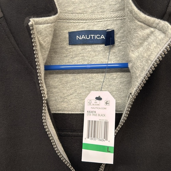 Men’s size Large Nautical quarter zip, NWT - Picture 2 of 13